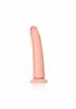 Smukły penis dildo na mocnej przyssawce 17,8 cm